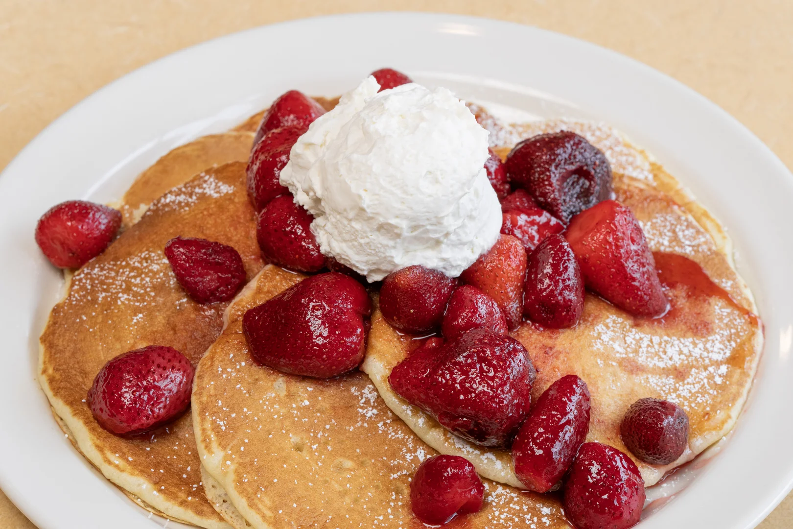 Pancakes and Strawberries main